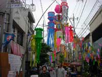 戸田市さつき通り商店街で開催された七夕祭り